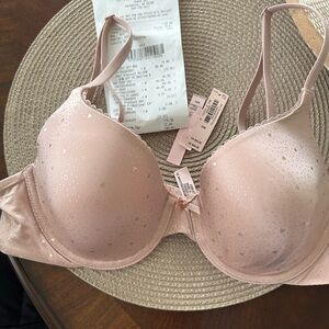 Victoria's Secret Pink Molded Cup Bra with Underwire